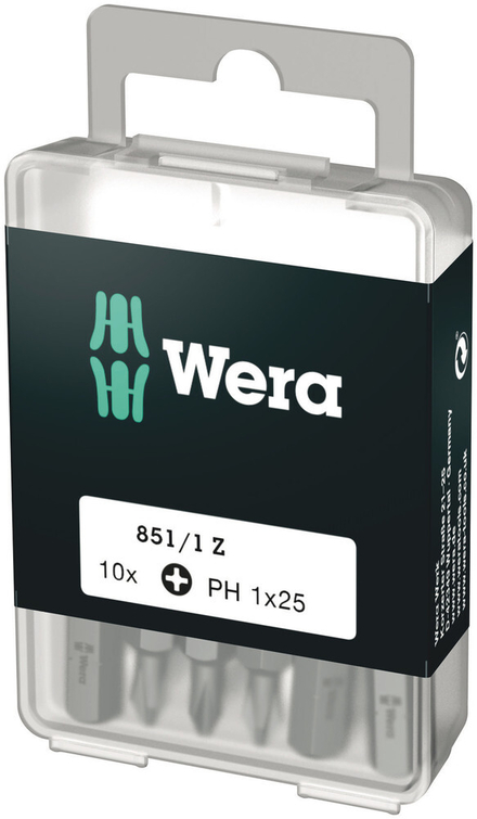 Embouts Z DIY 851/1 Z PH 1 x 25 mm DIY-Box WERA - 05072400001