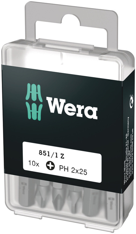 Embouts Z DIY 851/1 Z PH 2 x 25 mm DIY-Box WERA - 05072401001