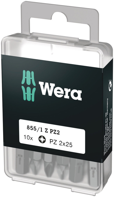 Embouts Z DIY 855/1 Z PZ 2 x 25 mm DIY-Box WERA - 05072404001