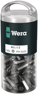 Embouts Z DIY 100 851/1 Z PH 2 x 25 mm DIY-Box WERA - 05072441001