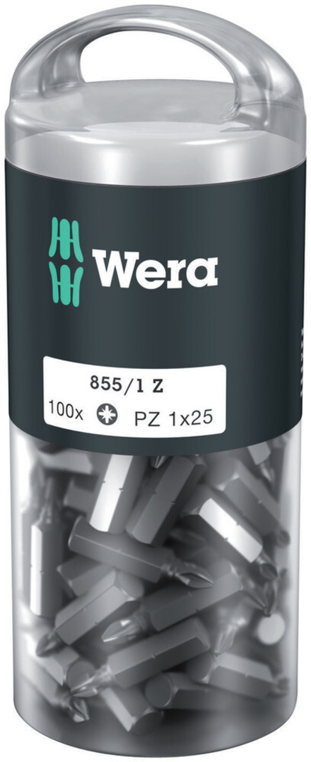 Embouts Z DIY 100 855/1 Z PZ 1 x 25 mm DIY-Box WERA - 05072443001