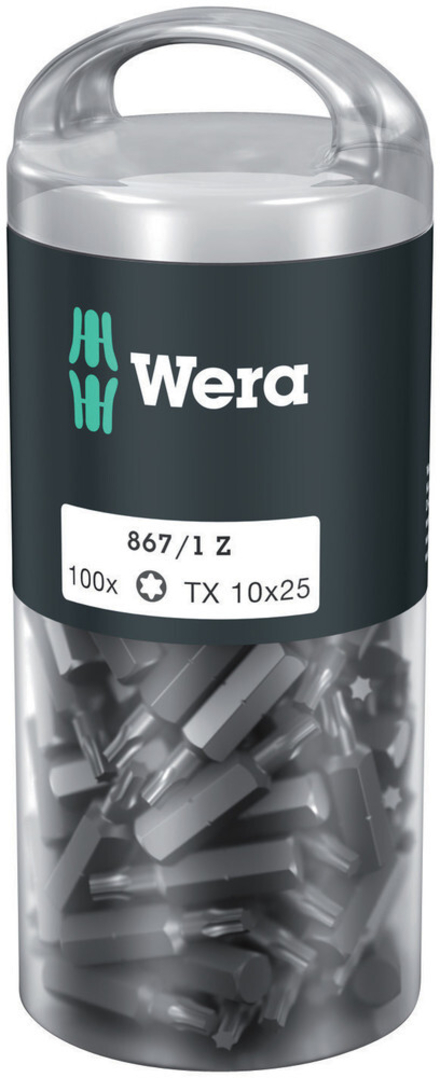 Embouts TORX® DIY 100 867/1 Z TORX 10 x 25 mm DIY-Box WERA - 05072446001