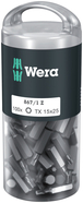 Embouts TORX® DIY 100 867/1 Z TORX 15 x 25 mm DIY-Box WERA - 05072447001
