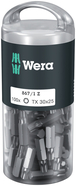 Embouts TORX® DIY 100 867/1 Z TORX 30 x 25 mm DIY-Box WERA - 05072451001