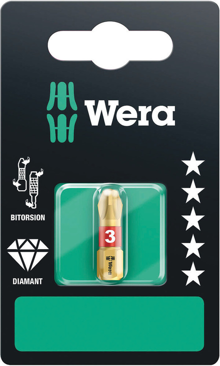 Embouts BDC SB 851/1 BDC PH 3 x 25 mm SB WERA - 05073334001