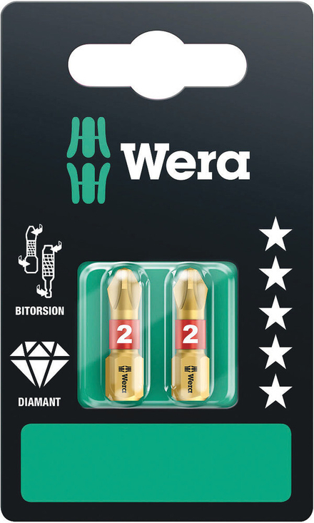 Embouts BDC SB 851/1 BDC PH 2 Set SB WERA - 05073335001