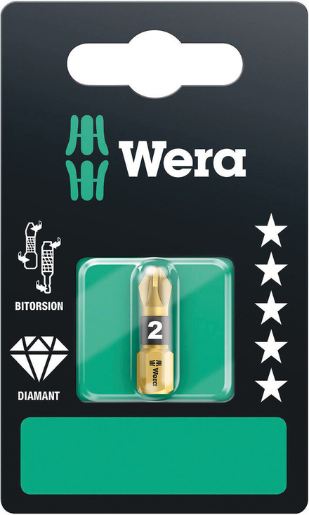 Embouts BDC SB 855/1 BDC PZ 2 x 25 mm SB WERA - 05073337001
