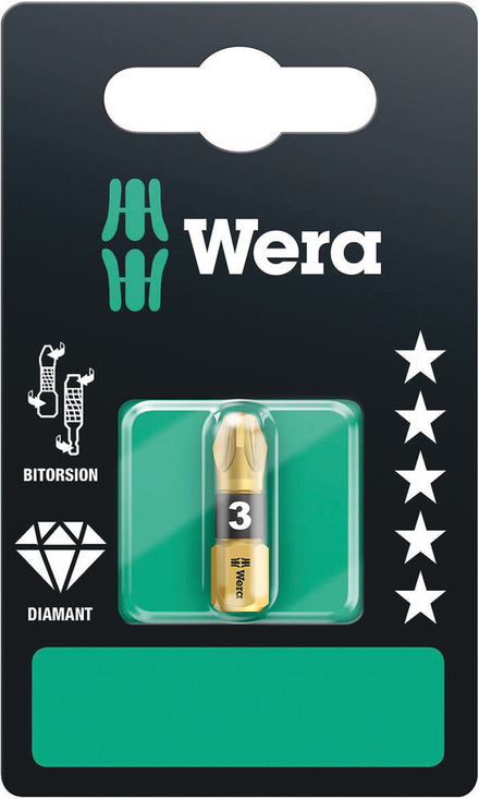 Embouts BDC SB 855/1 BDC PZ 3 x 25 mm SB WERA - 05073338001