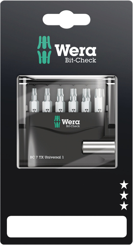 Bit-Check 7 TX Universal 1 SB Bit-Check 7 TORX Universal 1 SB WERA - 05073404001