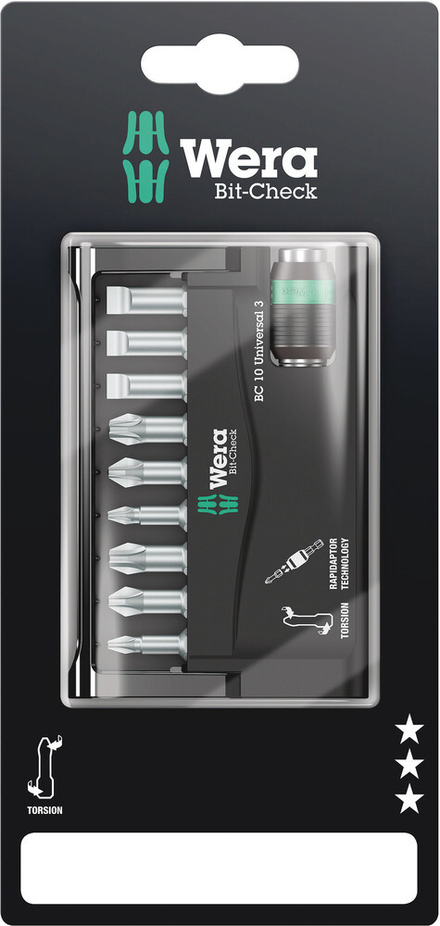 Bit-Check 10 Universal 3 SB Bit-Check 10 Universal 3 SB WERA - 05073410001