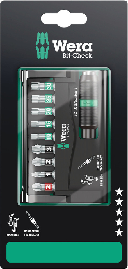 Bit-Check 10 BiTorsion 3 SB Bit-Check 10 BiTorsion 3 SB WERA - 05073418001