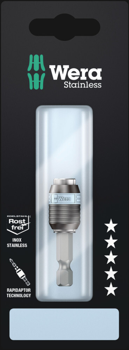 Porte-embouts universel Rapidaptor K SB, acier inoxydable 3888/4/1 K SB WERA - 05073616001