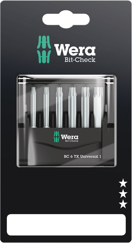 Bit-Check 6 TX Universal 1 SB Bit-Check 6 TORX Universal 1 SB WERA - 05073637001