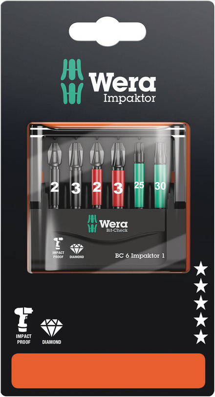Bit-Check 6 Impaktor 1 SB Bit-Check 6 Impaktor 1 SB WERA - 05073890001