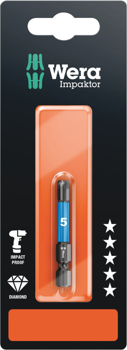 Embouts Hex-Plus IMP DC Impaktor SB 840/4 IMP DC Hex-Plus 5,0 x 50 mm SB WERA - 05073945001