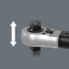 Clé dynamométrique Push 20 - 100 Nm Click-Torque C 2 d/g Wera - 05075625001