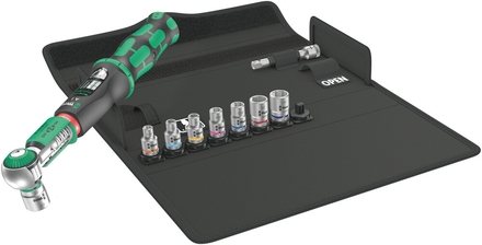 Clé dynamomé. +douilles+housse textile Safe-Torque A 1 Set Imperial 1 Wera - 05075831001