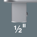Carré interchangeable, 9x12 mm 7773 C WERA - 05078210001