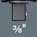 Cliquet réversible interchangeable, 9x12 mm 7772 B 9x12mm Ratsche 3/8