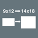 Adaptateur interchangeable, 9x12 mm 7779/1 Adapter 9x12mm x 14x18mm WERA - 05078666001