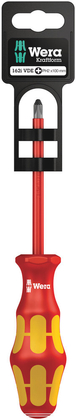 Tournevis isolé pour vis cruciformes PH 162 i PH 2 x 100 mm Hang-Tag WERA - 05100012001