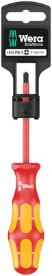 Tournevis isolé pour vis PlusMinus (Phillips/à fente) 162 i PH/S # 1 x 80 mm Hang-Tag WERA - 05100019001