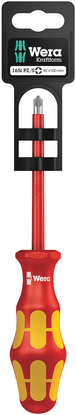 Tournevis isolé pour vis PlusMinus (Pozidriv/à fente) 165 i PZ/S # 2 x 100 mm Hang-Tag WERA - 05100022001