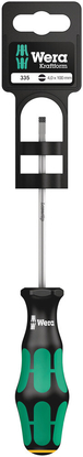 Tournevis pour vis à fente 335 0,8 x 4,0 x 100 mm Hang-Tag WERA - 05100043001