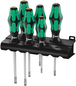 Jeu de tournevis Kraftform Plus Lasertip + Rack 334/355/6 WERA - 05105656001