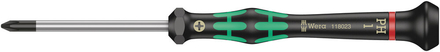 Tournevis électronicien pour vis cruciformes PH 2050 PH 1 x 60 mm WERA - 05118023001
