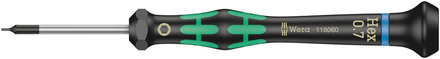 Tournevis électronicien pour vis six pans creux 2054 Hex-Plus 0,7 x 40 mm WERA - 05118060001