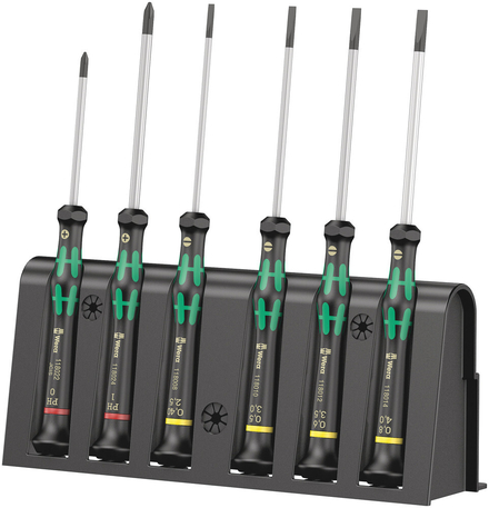 Jeu de tournevis électronicien + Rack 2035/6 B WERA - 05118152001