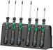 Jeu de tournevis électronicien + Rack 2052/6 WERA - 05118156001