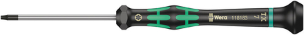 Tournevis électronicien TORX® HF avec fonction de retenue 2067 TORX HF 7 x 60 mm WERA - 05118183001