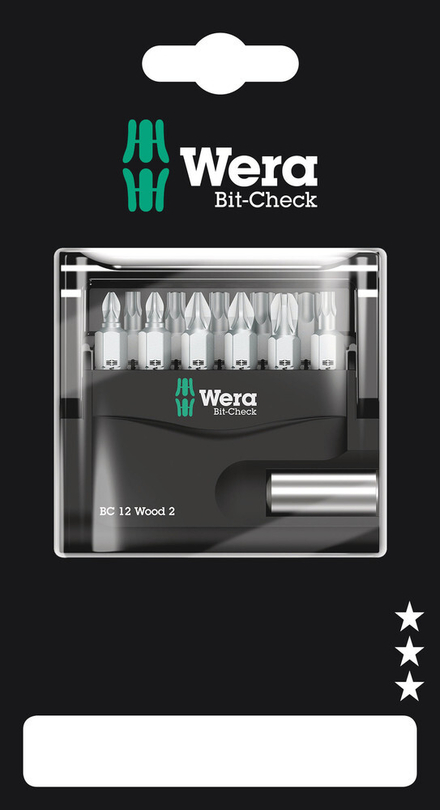 Bit-Check 12 Wood 2 SB Bit-Check 12 Wood 2 SB WERA - 05136391001