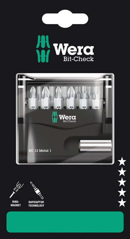 Bit-Check 12 Metal 1 SB Bit-Check 12 Metal 1 SB WERA - 05136393001