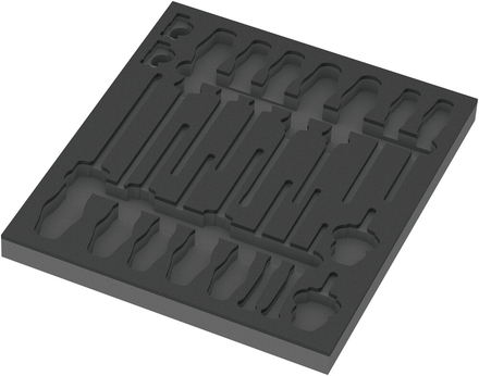 Pièce de rechange, sans outils 9810 Insert en mousse pour jeu de tournevis 1 Wera - 05137310001