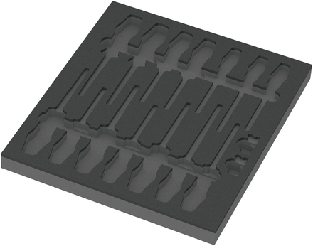 Pièce de rechange, sans outils 9811 Insert en mousse pour jeu de tournevis VDE 1 Wera - 05137311001