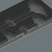 Pièce de rechange, sans outils 9812 Insert en mousse p. jeu de tournevis TX HF 1 Wera - 05137312001