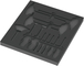 Pièce de rechange, sans outils 9813 Insert en mousse p.j. tournevis Hex 1 Wera - 05137313001