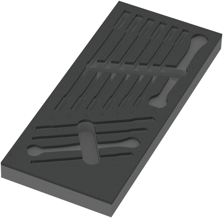 Pièce de rechange, sans outils 9830 Insert en mousse pour jeu de 6000 Joker 1 Wera - 05137330001