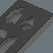 Pièce de rechange, sans outils 9840 Insert en mousse pour jeu de clés coudées 1 Wera - 05137340001