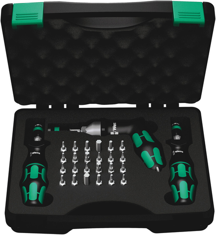 Jeu de tournevis dynamométriques Kraftform 2,5-55,0 in.lbs. 7445/46/47 in.lbs. WERA - 05350451001